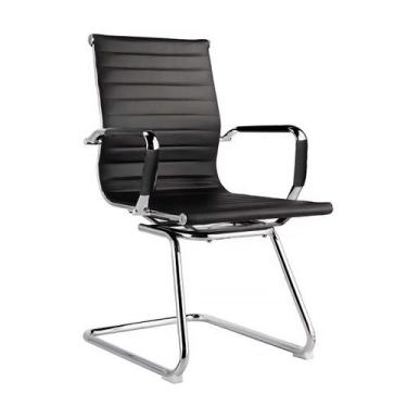 Imagem de Cadeira Interlocutor Secretária Pés Fixos Esteirinha Best Chair