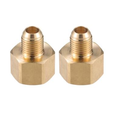 Imagem de VekAuto Conector de lavadora de pressão, M22x1,5 a 8 mm M14x1,5 adaptador macho e fêmea conector de mangueira de parafuso de latão universal para lavadora de pressão conexão rápida latão tom cobre