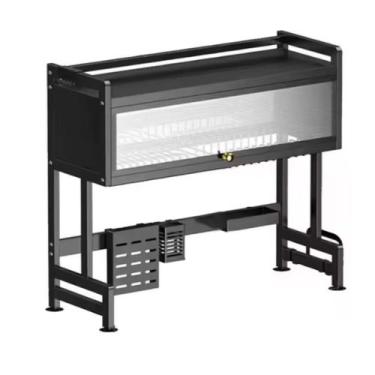 Imagem de Escorredor de Louça Organizador Pia Suporte Porta Metal Inox - Top Che