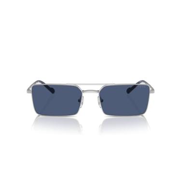 Imagem de Óculos de Sol Vogue Eyewear 0VO4309S 323/80 Tam 57 / Prata - Lentes Azul