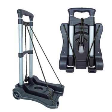 Imagem de Carrinho De Mão Multiuso Dobrável Compacto Suporta Até 40kg - Idea