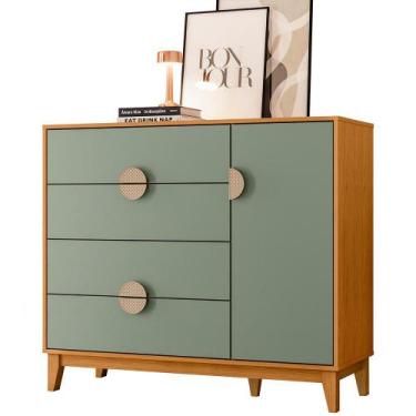 Imagem de Cômoda Sapateira Ipe Quarto com 4 Gavetas e 1 Porta - ALBATROZ MOVEIS,