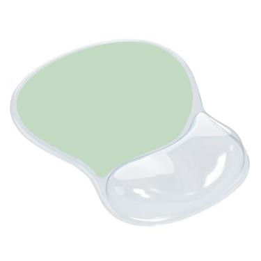 Imagem de AUPET Mouse pad ergonômico com suporte de pulso em gel – Tapete de mouse antiderrapante com almofada de gel de memória confortável – Alivia a dor no pulso – Padrão de designer para escritório em casa