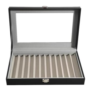 Imagem de Generic Abbey Box - Coleção de Expositores Pequenos Premium Coleção de Lápis Portátil Organizador de Joias para Quarto Loja Casa, 12 Grades