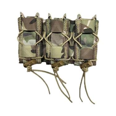 Imagem de 9mm 40 Cal 45ACP Duplo Triplo Stack Molle Pistol Mag Pouch Para Sig S&