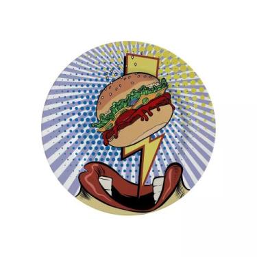 Imagem de Conjunto com 6 Pratos de Sobremesa Burger Collection Ø21cm - Alleanza 