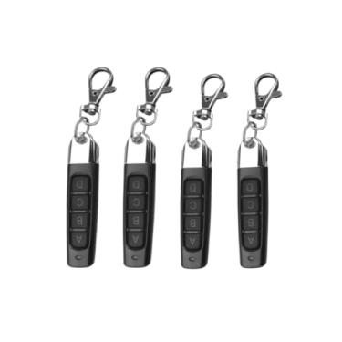 Imagem de Kit com 4 Controle Remoto Para Portão Alarme 433mhz Cópia Copiar Duplicador Clone Clonador Copiador Motor Portão Porta Eletrônico Garagem todo Brasil Top 433mhz Compativel Ppa Garen Seg