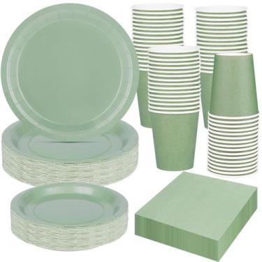 Imagem de Conjunto de suprimentos de festa TWOWYHI 200 unidades para 50 convidad