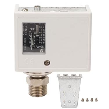 Imagem de Interruptor de Pressão do Compressor de Ar de Boa Condutividade AC125V AC250V IP40 Interruptor de Pressão Bomba de Poço Rosca Fina para Secador a Frio (Interface G1/2)