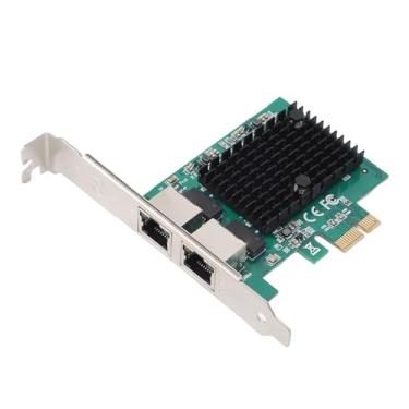 Imagem de PCIE Gigabit Retwork Card Professional RTL8125B Porta dupla 2.5g Adaptador Ethernet PCI Express de alta velocidade para desktop PC WorkStation Server