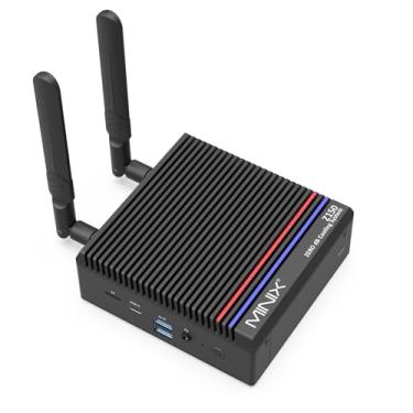 Imagem de MINIX Mini PC sem ventoinha Z150-0dB, Intel N150, 16GB DDR4, 512GB M.2 PCIe Gen3 x 4 NVMe SSD, Mini Desktop Computer 4K Dual Display/2.5G LAN/USB3.2/USB-C/Vesa Mount/Auto Power On for Offfice Business