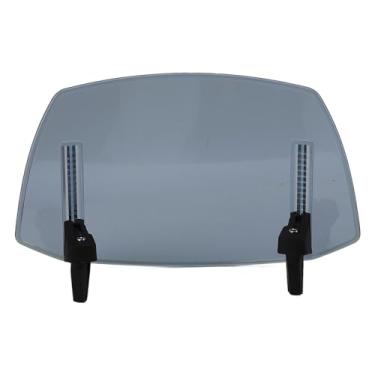 Imagem de ZJchao Extensão do Pára - de Motocicleta, Defletor de Motocicleta de Windshield Universal Plástico Abdável Ajustável Com Acessórios para Mt07 Mt09 Mt10 R1 R3 Fz6 Tmax530 Tmax 500 (Azul transparente)