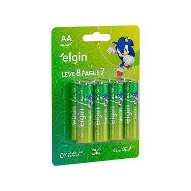 Imagem de Pilha Alcalina AA Comum Pacote Pague 7 Leve 8