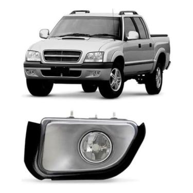 Imagem de Farol Lado Esquerdo LE Auxiliar Lente de Vidro S10 2001 a 2011 Pit-Bull Substituição Automotiva Encaixe Preciso Iluminação Eficiente Material Resistente Instalação Prática