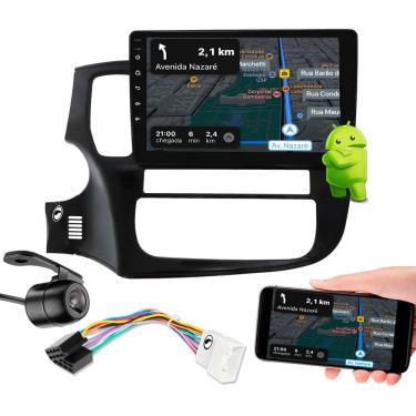 Imagem de Multimidia 10" Outlander 2014 a 2022 Android Auto CarPlay + Câmera de Ré