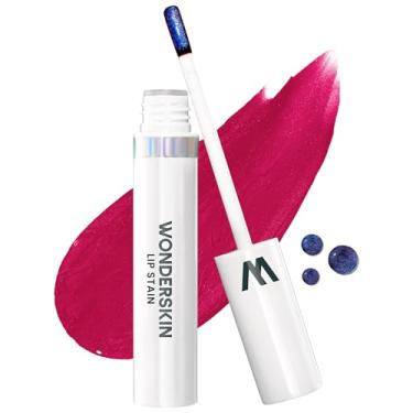 Imagem de Wonderskin Wonder Blading Lip Stain Peel Off Masque - Batom Vermelho De Longa Duração, à Prova D'água E De Transferência, Acabamento Fosco Peel Off Lip Stain (Darling Masque)