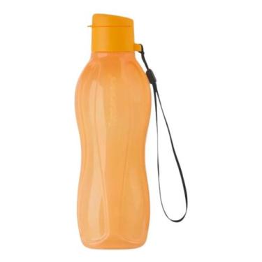 Imagem de Garrafa Eco Tupper Plus 500ml Cordinha Tampa Flip - tupperware, Papaya