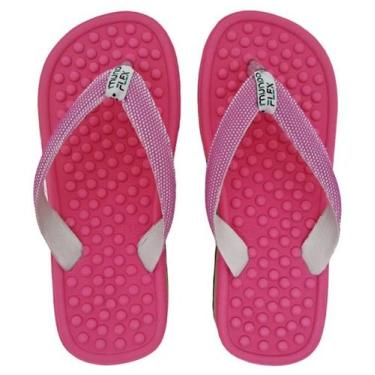 Imagem de Chinelo Slide Anabela Feminino Mundo Flex Anatômico Ortopédico Para Es