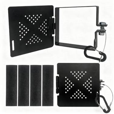 Imagem de Dafape Tampa de alumínio para pára-choques para trailers, serve para para-choques quadrados de 10 cm, capa de armazenamento de mangueira de esgoto com orifícios de ventilação, acessórios para trailers