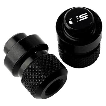 Imagem de Acessórios de motocicleta Tampas de válvula de pneu de roda de alumínio compatíveis com R1250GS R1200GS F850GS F750GS G310GS R1200 1250 GS Adventure GSA(I)