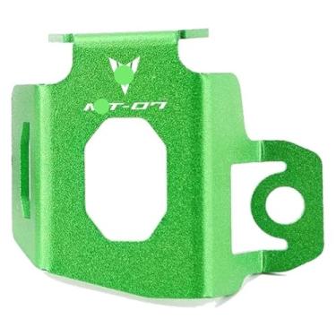 Imagem de BYYINGSUS Compatível com MT-07 MT07 MT FZ 07 FZ07 Acessórios CNC para motocicleta Protetor de reservatório de fluido de freio traseiro Tampa do copo de óleo (ganância)