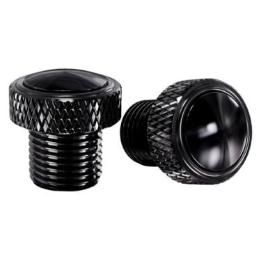 Imagem de BYYINGSUS Chaveiro de motocicleta Parafuso de tampa do furo do espelho traseiro compatível com CB650R CB650F CB500F CB500X CB1000R Cb400 CB600F CB 650R (Black-nologo)