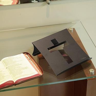Imagem de Suporte de Bíblia 22 x 22 Cm - Aço - Preto Fosco