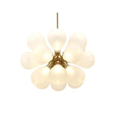 Imagem de Lustre de cristal Nordic Glass Bubble Sala de estar Lustre Loft Decoração Hotel Hall Quarto Sala de jantar Lustre Iluminação para iluminar, adequado para jantar