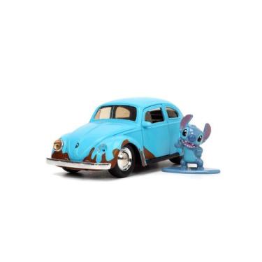 Imagem de Vw fusca com boneco disney stitch 1/32- califórnia toys jad33251 - Cal