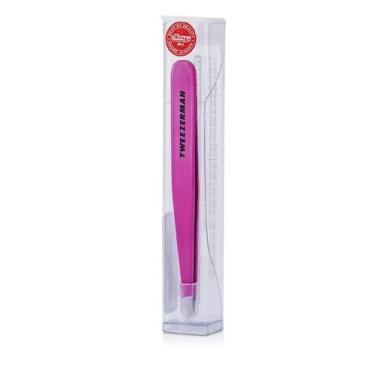 Imagem de Pinça Slant Tweezer Man Pretty em aço inoxidável rosa - Tweezerman