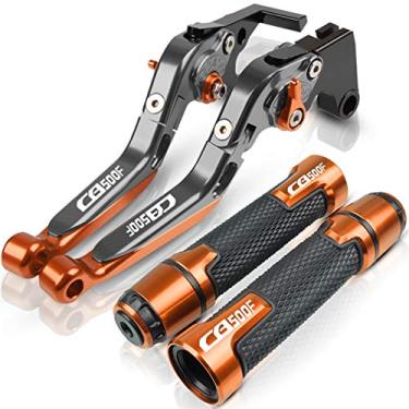 Imagem de Para Honda CBR650F CB650F CBR 650 F CB 650F 2014 2015 2016 2017 2018 CNC Alumínio Motocicleta Freio Alavanca de Embreagem Alavanca de Freio de Embreagem (Cor: QYGX888 5)