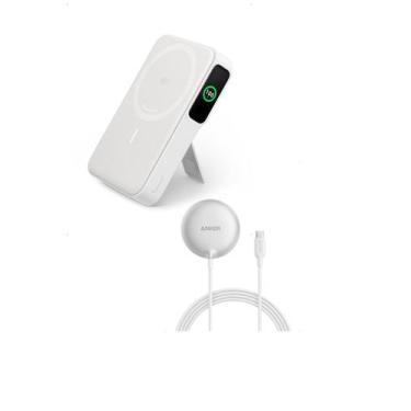 Imagem de Carregador sem fio Anker MagGo Magnetic com banco de energia