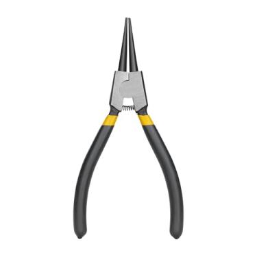 Imagem de Alicate externo de 18 cm, alicate de anel de pressão, alicate de mola de precisão resistente para remoção de anel de retenção e remoção de mangueiras, juntas