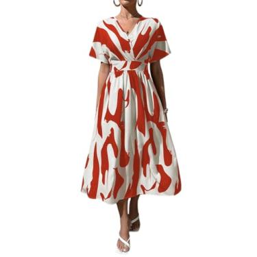 Imagem de Leriya Fashion Feminino LF-WD1194, vermelho, P