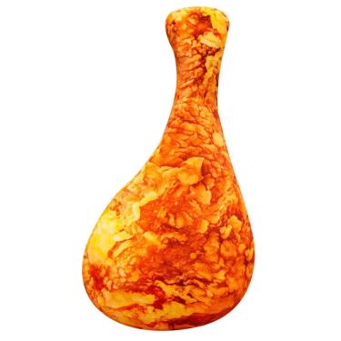 Imagem de Brinquedo de pelúcia, perna de frango frita, desenho animado macio e recheado de 50 cm