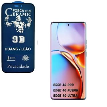 Imagem de Película Cerâmica Fosca Privacidade MOTO EDGE 40 PRO/EDGE 40 FUSION/EDGE 40 ULTRA,Proteção Total, Anti-Riscos, Anti Espião e Não Deixa Marca De Dedo Na Tela.
