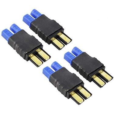 Imagem de Fly RC Conector Adaptador De Bateria 4 Peças Ec3 Fêmea Compatível Com Slash/Rustler/Stampede/Bandit/E Revo