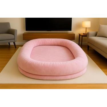 Imagem de Puff Ninho Gg Gigante Área De Descanso Sofá Cama Adulto - VIVA BEM, ro