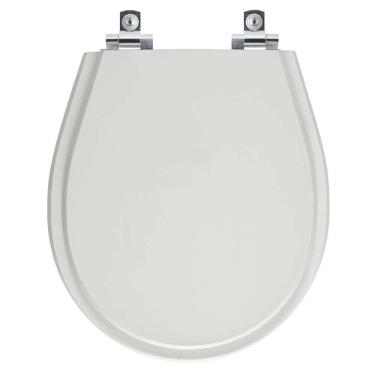 Imagem de Assento Sanitário Soft Close Aries Cinza Claro Para Vaso Eternit