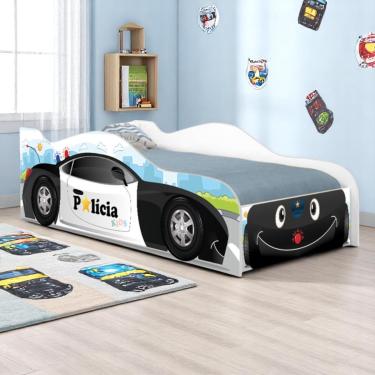 Imagem de Cama Carro Polícia Baby Kids Solteiro
