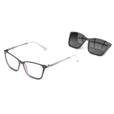 Imagem de Armação Óculos Mormaii Swap 3 M6081dj557  Parede Fosco Clip On Polarizado-Unissex