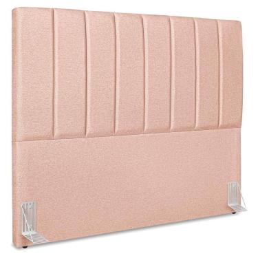 Imagem de Cabeceira Queen 160 Cm Com Frame Dalia Linho Rose Artte Rose