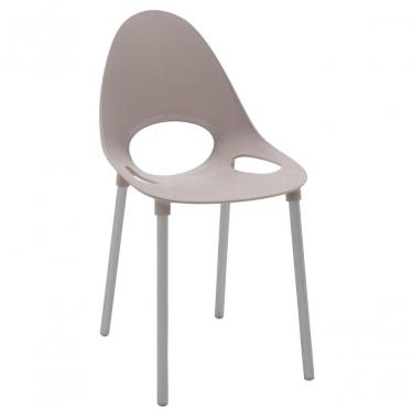 Imagem de Cadeira Tramontina Camurça Em Polipropileno Com Pernas De Alumínio Elisa