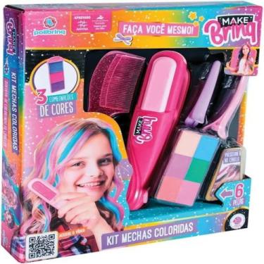 Imagem de Brinquedo Prancha Colorir Cabelo Salão de Beleza Brinquedo Infantil Me