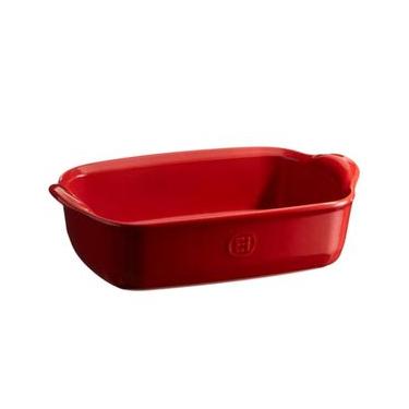 Imagem de Travessa Retangular Emile Henry em Cerâmica 22x14 cm - Vermelha