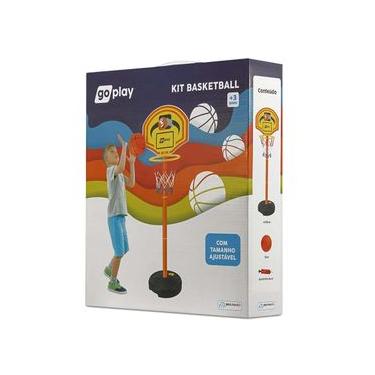 Imagem de Go Play Kit Basketball Com Pedestal Ajustável Multikids - BR951 BR951