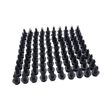 Imagem de Generic Conjunto de 100 Presilhas para Painel de Acabamento de Porta, Fixadores Automotivos, Rebites de Retenção, Presilhas de Fixação Mais Longas para