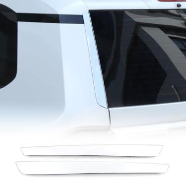 Imagem de LLKUANG Tampa do painel de substituição lateral da porta traseira compatível com Toyota Land Cruiser 250 Prado J250 LC250 2024 2025 2026 Tiras de acabamento lateral de vidro da janela traseira do