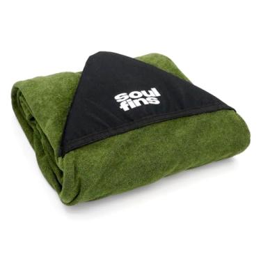 Imagem de Capa Toalha Prancha de Surf Soul Fins com Bico Reforçado - Tecido Elastano Flexível e Fechamento em Cordão - Acompanha Sacochila (5'10, 6'3, 6'8) (Verde Musgo, 6'8)