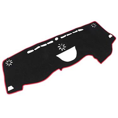 Imagem de aqxreight Painel do Carro Evitar Almofada de Luz Capa Instrumento Plataforma Esteira Apto para Cherokee 2014-2018 Aberturas Sensor Resistente Pré-corte um Material de Desbotamento Calor de para